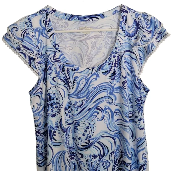 Lilly Pulitzer Bridgitte Cotton Shift Dress in Resort White Don't Be Jelly - Picture 7 of 11